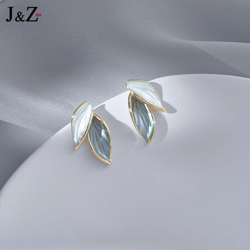 Women's Sterling Silver Fancy Special-Interest Design Stud Earrings